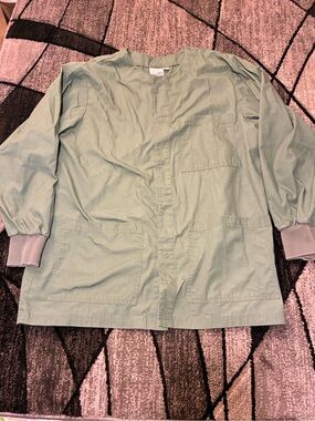 Light Olive Green woman medical Utility Jacket